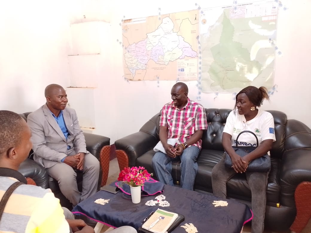 Visite d’échange et de présentation des activités du projet aux autorités locale de la préfecture de la NANA-GRIBIZI le 24 Février 2026 à KAGA-BANDORO