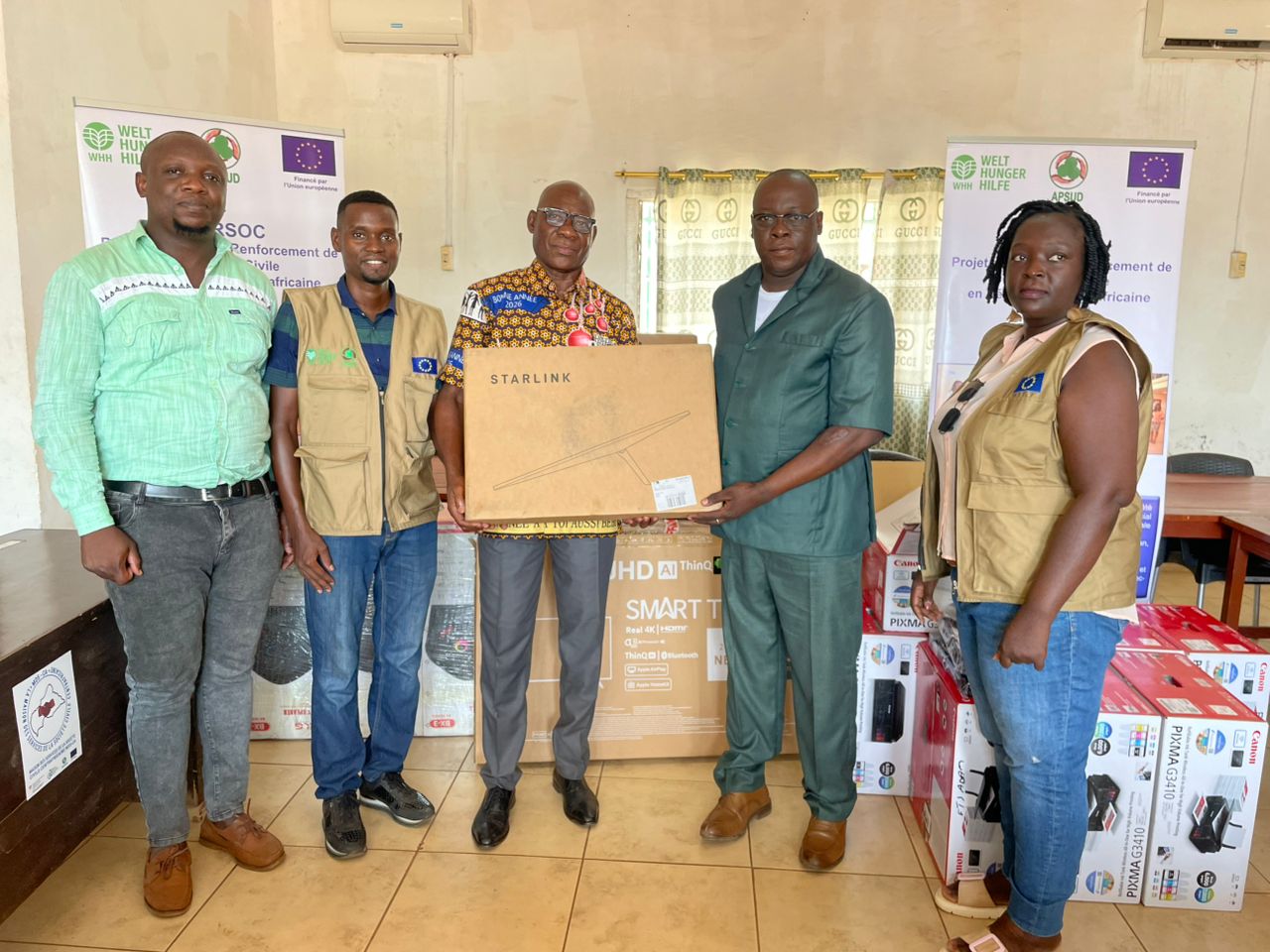 Visite d’échange et de présentation des activités du projet aux autorités locale de la préfecture de la NANA-GRIBIZI le 24 Février 2026 à KAGA-BANDORO
